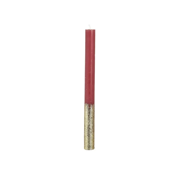 Depot Bougies Baton Or Paillettes^ Bougies De L'Avent