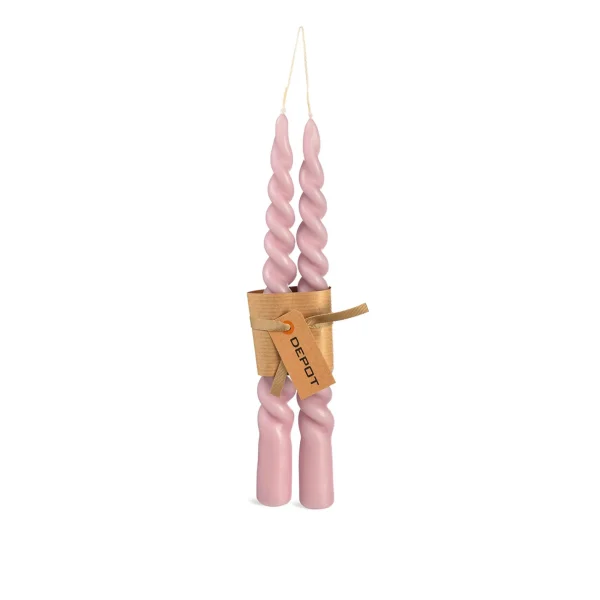 Depot Bougies Pointues Twisted^ Bougies De L'Avent