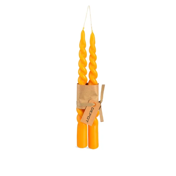 Depot Bougies Pointues Twisted^ Bougies De L'Avent