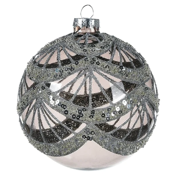Depot Boule De Noël En Verre Adeco^ Boules & Pointes D'Arbres