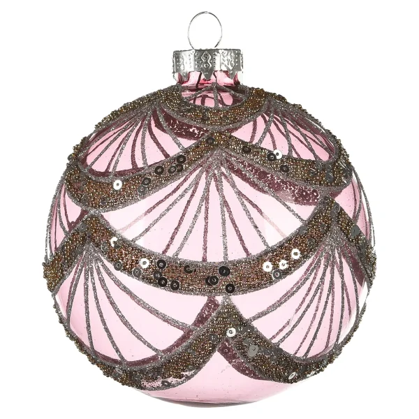 Depot Boule De Noël En Verre Adeco^ Boules & Pointes D'Arbres