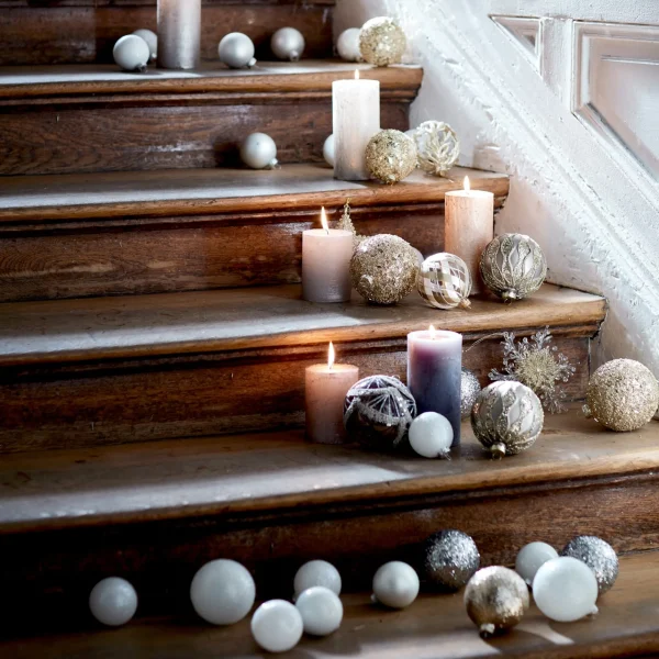 Depot Boule De Noël En Verre Adeco^ Boules & Pointes D'Arbres