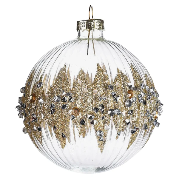 Depot Boule De Noël En Verre Diamondsplash^ Boules & Pointes D'Arbres