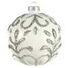 Depot Boule De Noël En Verre En Relief^ Boules & Pointes D'Arbres