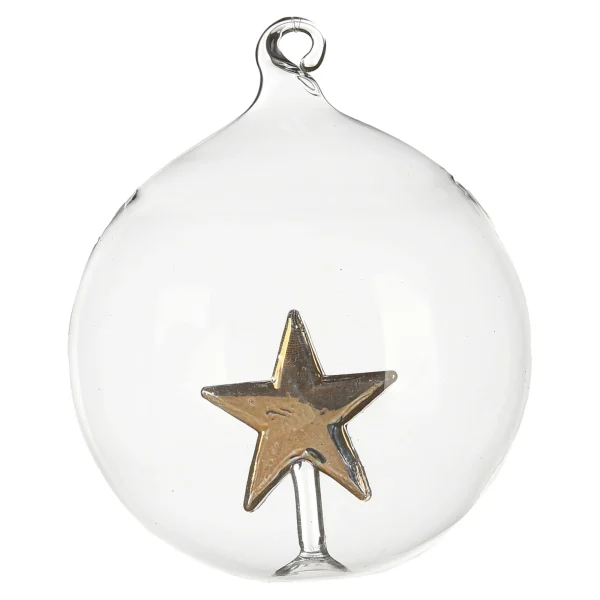 Depot Boule De Noël En Verre Etoile^ Boules & Pointes D'Arbres