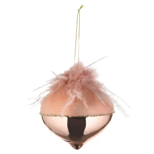 Depot Boule De Noël En Verre Glancy Feather^ Boules & Pointes D'Arbres
