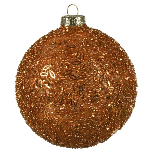 Depot Boule De Noël En Verre Granules A Paillettes^ Boules & Pointes D'Arbres