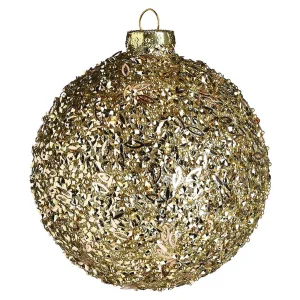 Depot Boule De Noël En Verre Granules A Paillettes^ Boules & Pointes D'Arbres