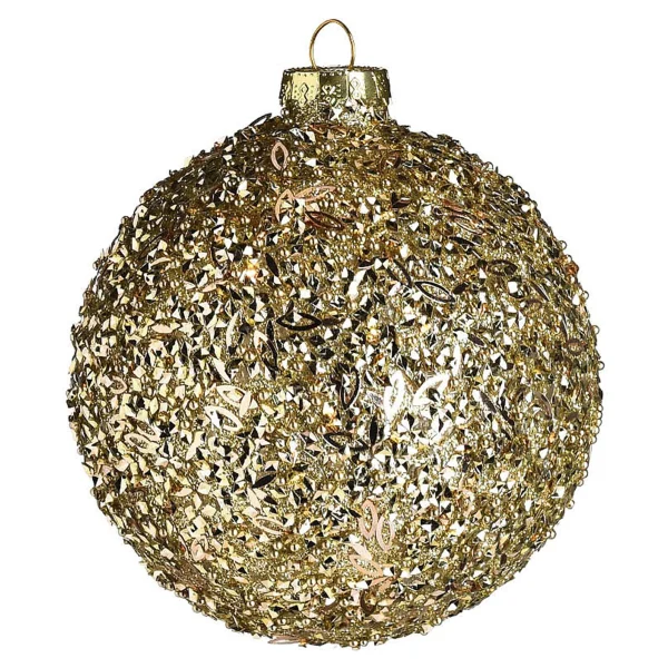 Depot Boule De Noël En Verre Granules A Paillettes^ Boules & Pointes D'Arbres