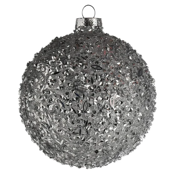 Depot Boule De Noël En Verre Granules A Paillettes^ Boules & Pointes D'Arbres