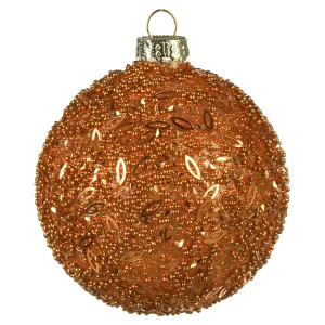 Depot Boule De Noël En Verre Granules A Paillettes^ Boules & Pointes D'Arbres