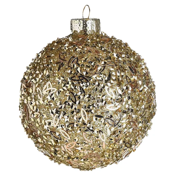 Depot Boule De Noël En Verre Granules A Paillettes^ Boules & Pointes D'Arbres