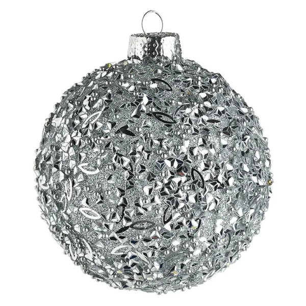 Depot Boule De Noël En Verre Granules A Paillettes^ Boules & Pointes D'Arbres