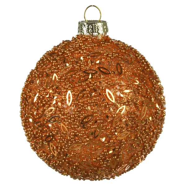 Depot Boule De Noël En Verre Granules A Paillettes^ Boules & Pointes D'Arbres