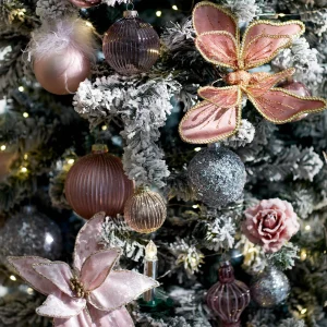 Depot Boule De Noël En Verre Granules A Paillettes^ Boules & Pointes D'Arbres