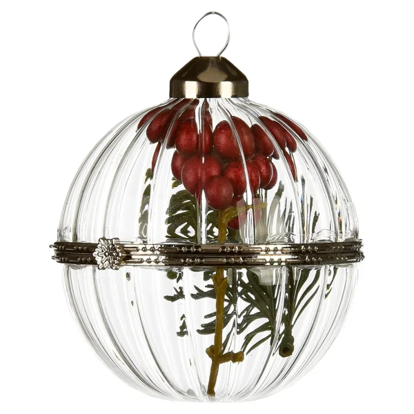 Depot Boule De Noël En Verre Medaillon^ Boules & Pointes D'Arbres