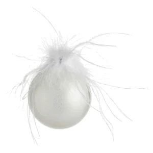 Depot Boule De Noël En Verre Plume^ Boules & Pointes D'Arbres