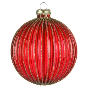Depot Boule De Noël En Verre Rainure^ Boules & Pointes D'Arbres