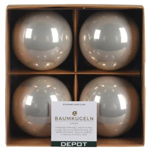 Depot Boules De Noël En Verre Opal^ Boules & Pointes D'Arbres