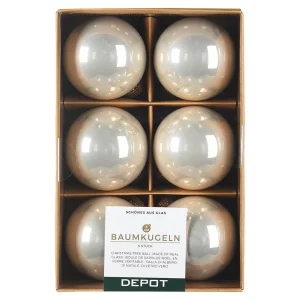Depot Boules De Noël En Verre Opal^ Boules & Pointes D'Arbres
