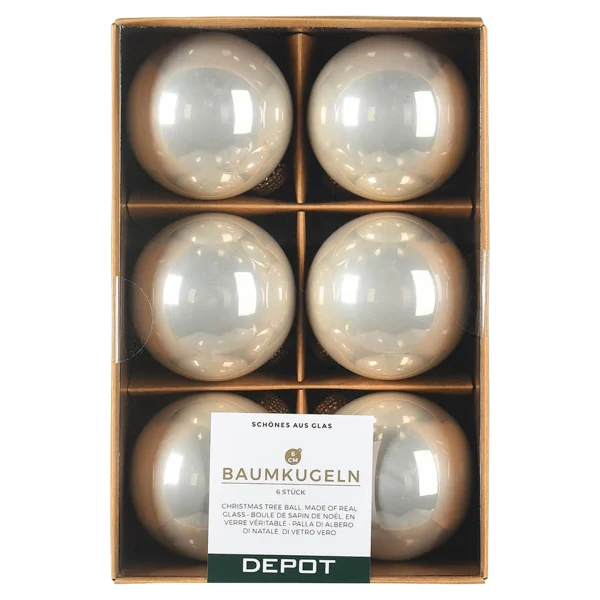 Depot Boules De Noël En Verre Opal^ Boules & Pointes D'Arbres