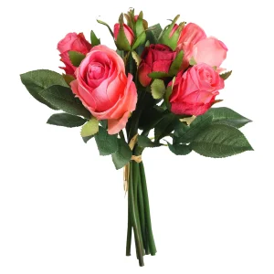 Depot Bouquet De Fleurs Artificielles Roses