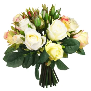 Depot Bouquet De Fleurs Artificielles Roses
