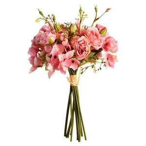 Depot Bouquet De Fleurs Artificielles Roses