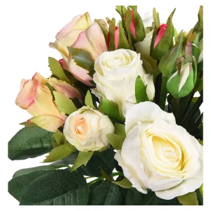 Depot Bouquet De Fleurs Artificielles Roses