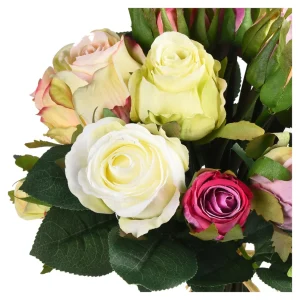 Depot Bouquet De Fleurs Artificielles Roses