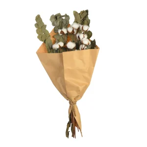 Depot Bouquet De Fleurs Sechees En Coton