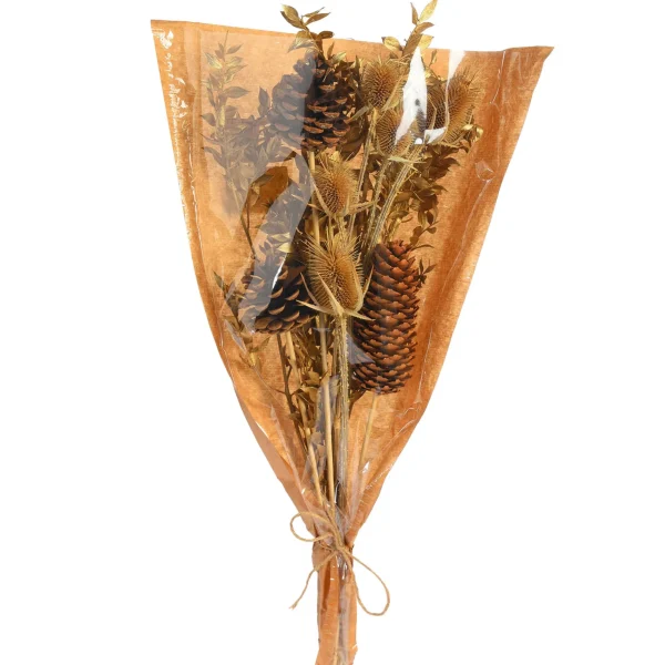 Depot Bouquet De Fleurs Sechees Goldy^ Décoration De La Couronne De L'Avent