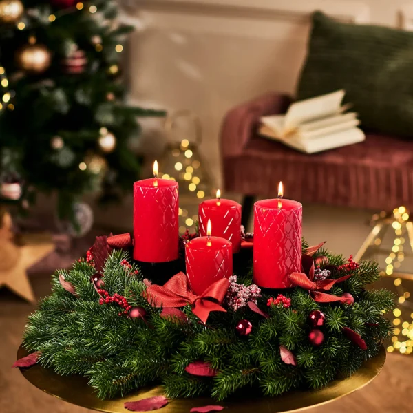 Depot Branche De Sapin Artificielle^ Couronnes De L'Avent