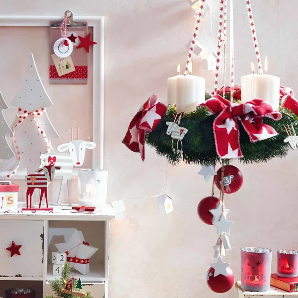 Depot Branche De Sapin Artificielle^ Couronnes De L'Avent