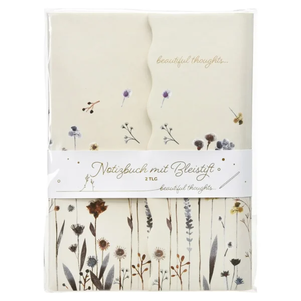 Depot Carnet De Notes Beautiful Thoughts Avec Crayon A Papier