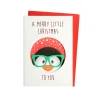 Depot Carte A Volet Penguin^ Cartes De Noël