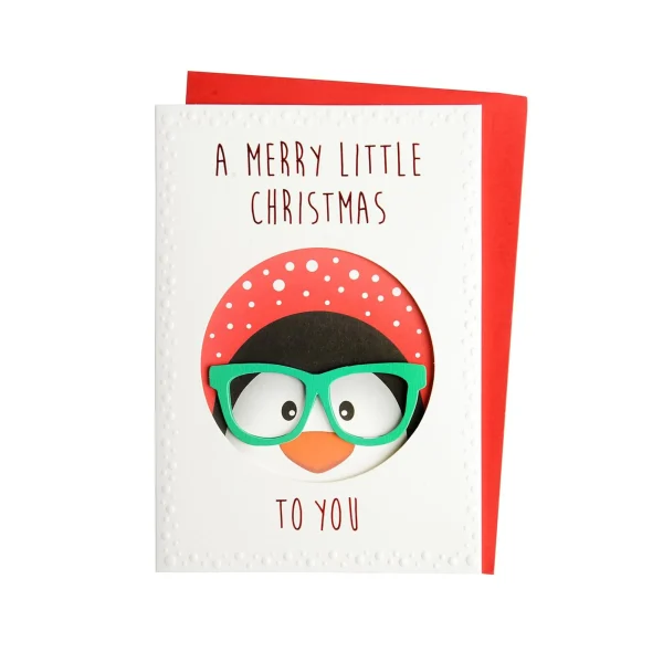 Depot Carte A Volet Penguin^ Cartes De Noël