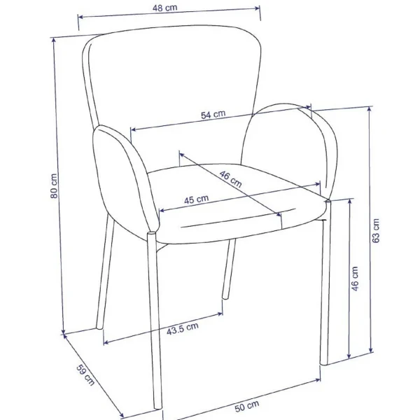 Depot Chaise Avec Accoudoirs Milli