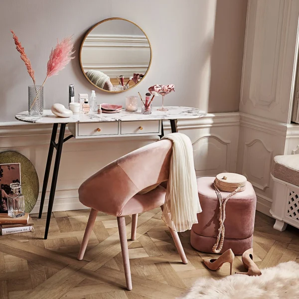 Depot Chaise En Velours Celin