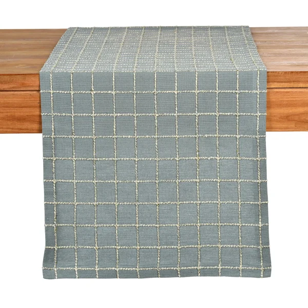 Depot Chemin De Table Applied Check^ Linge De Table