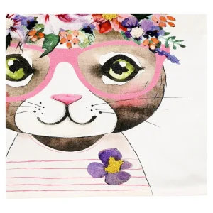 Depot Chemin De Table Chat A Fleurs