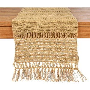 Depot Chemin De Table En Jute Makramee