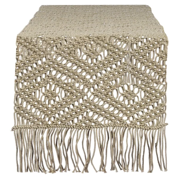 Depot Chemin De Table En Macrame
