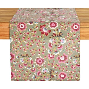 Depot Chemin De Table Flower^ Linge De Table