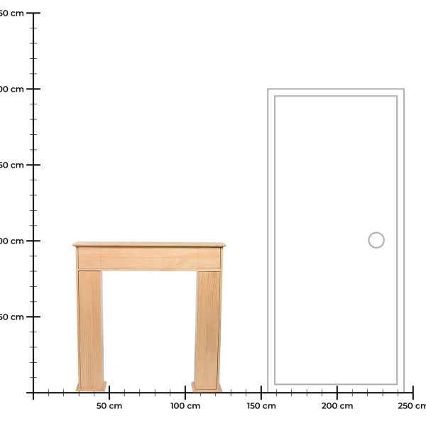 Depot Console De Cheminee Toni Avec Espace De Rangement
