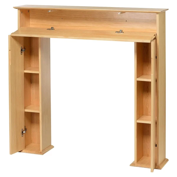 Depot Console De Cheminee Toni Avec Espace De Rangement