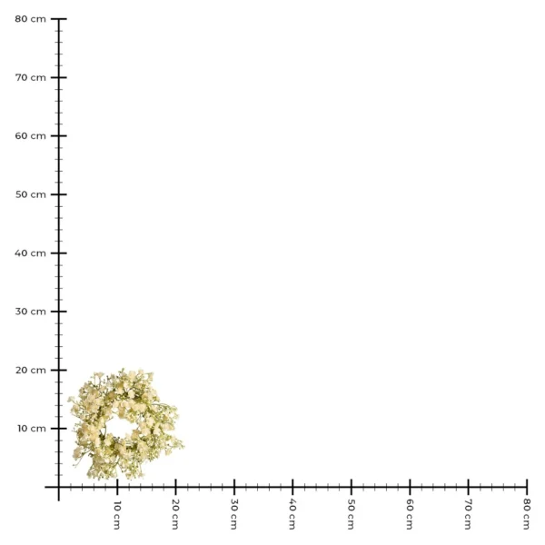 Depot Couronne Artificielle Gypsophile