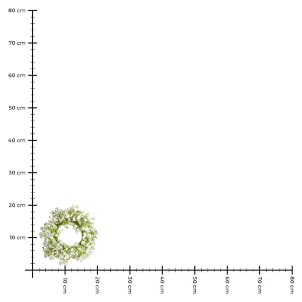 Depot Couronne Artificielle Gypsophile