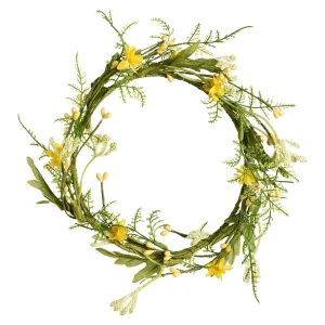 Depot Couronne De Fleurs Artificielle