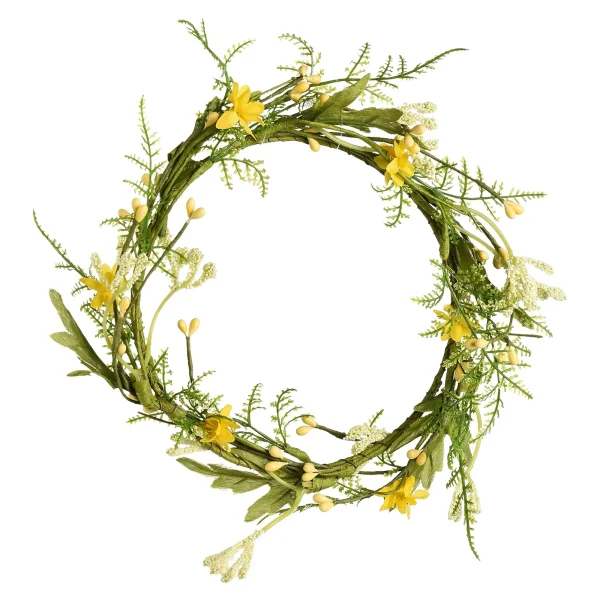 Depot Couronne De Fleurs Artificielle